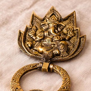 Ganesha Lotus door knocker